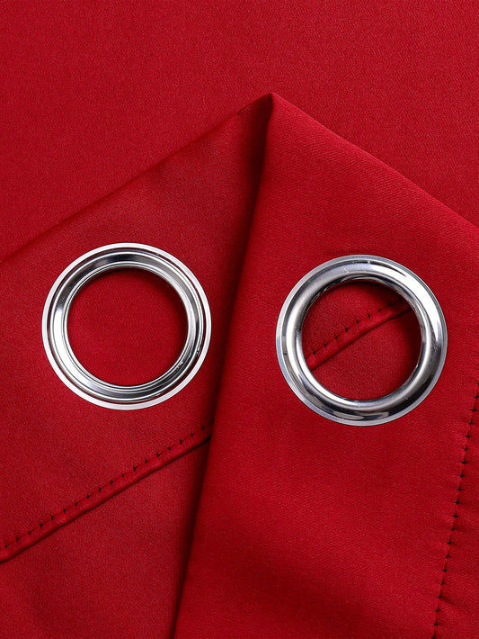 Blackout Curtain Panel For Living Room Top Ring Noise Reducing Thermal Insulated Curtain