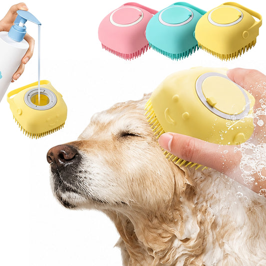 Silicone Pet Bath Soap Brush