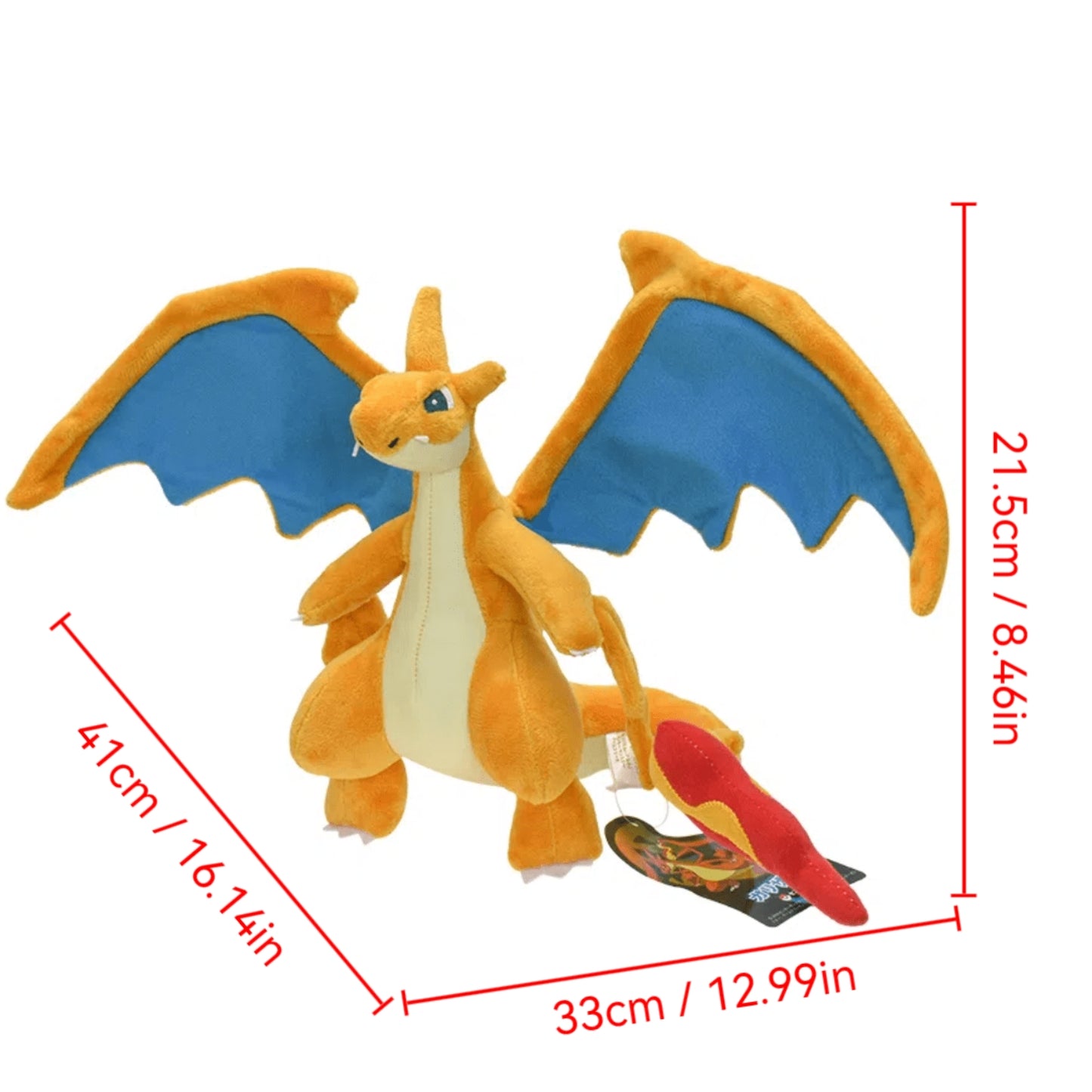 Pokémon Mega Charizard Plush Dolls Stuffed Anime Figure