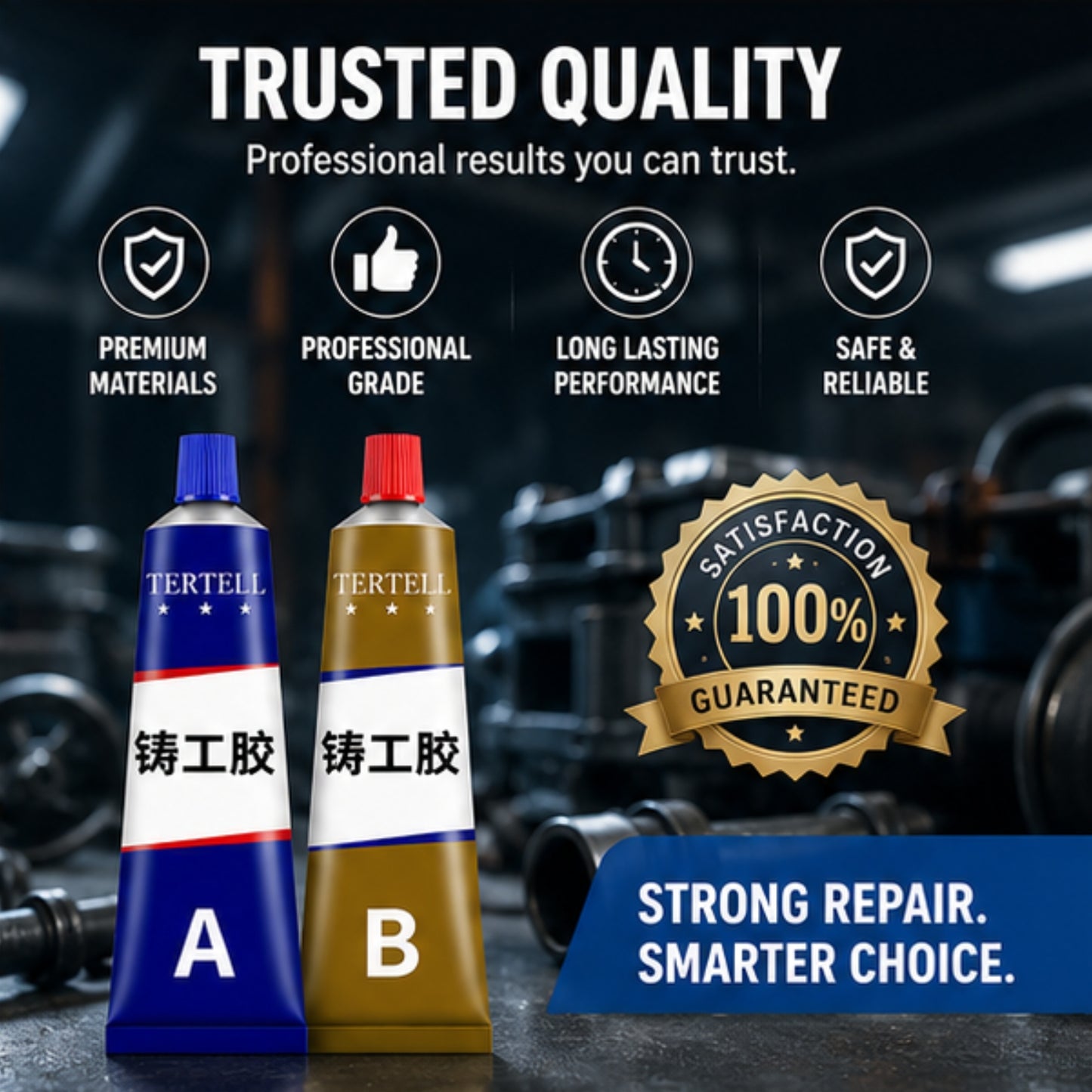 High Strength Metal Repair Adhesive Sealant Glue