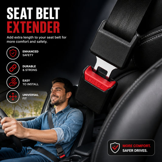 2-Pack Car Seat Belt Clip Extender