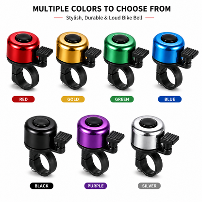 Mini Bike Bell – Loud Handlebar Alarm for Road & Mountain Bikes