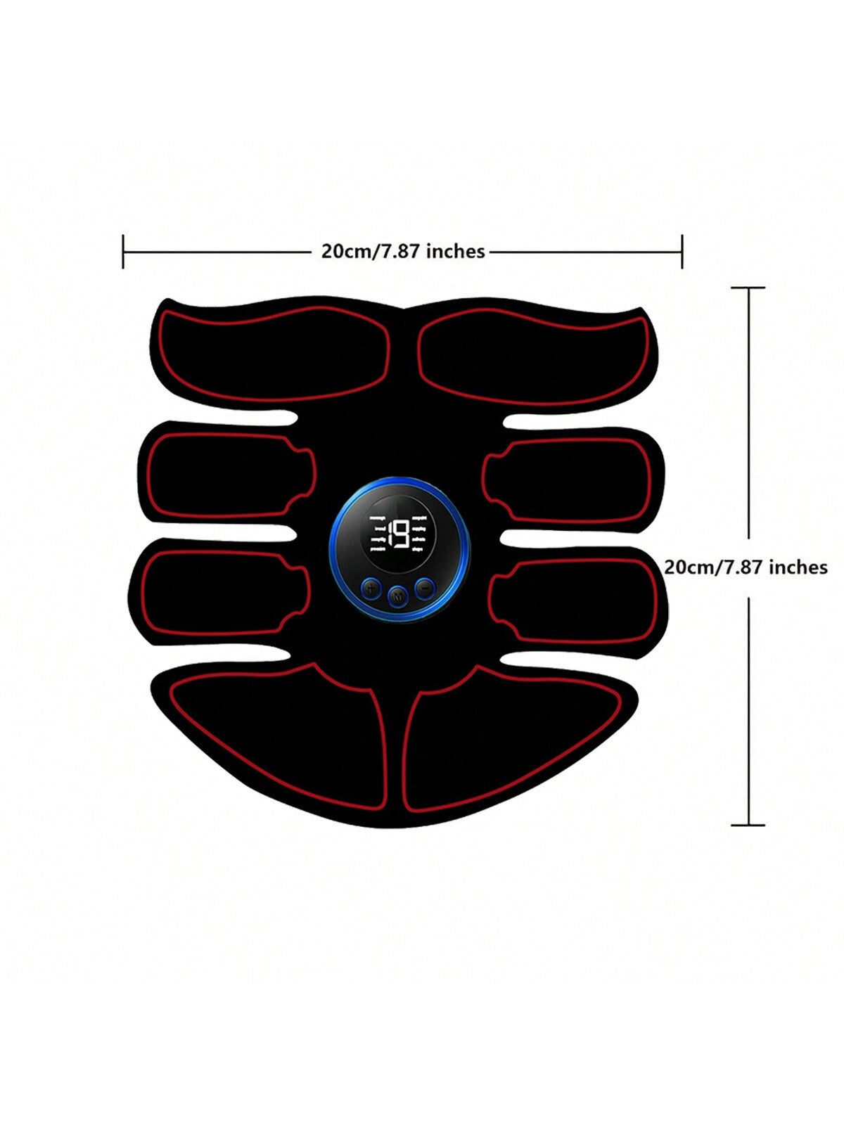 Wireless EMS Muscle Stimulator Abdominal Shaping  Remote Control Belt