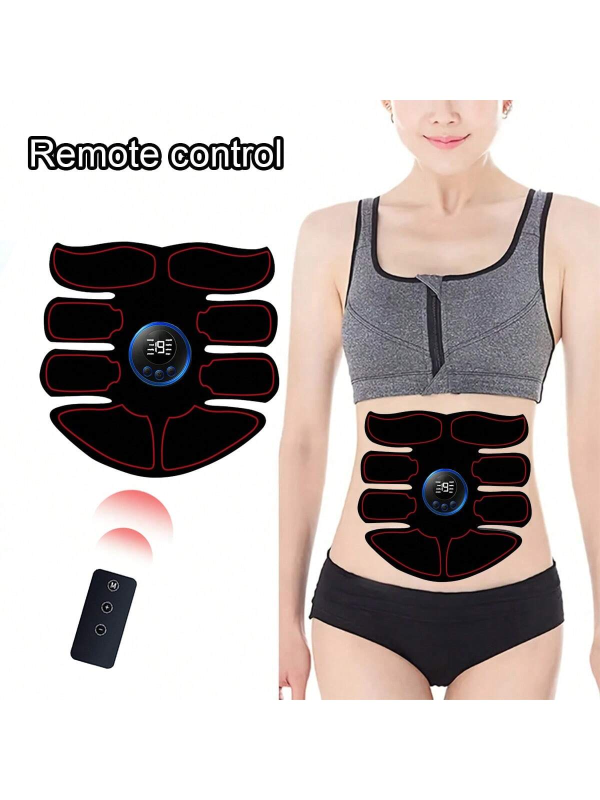 Wireless EMS Muscle Stimulator Abdominal Shaping  Remote Control Belt