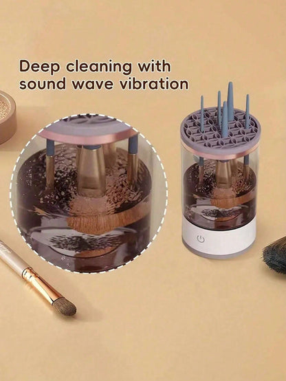 Electric Makeup Brush Cleaner USB-Powered For All Brush Sizes