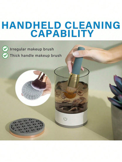 Electric Makeup Brush Cleaner USB-Powered For All Brush Sizes