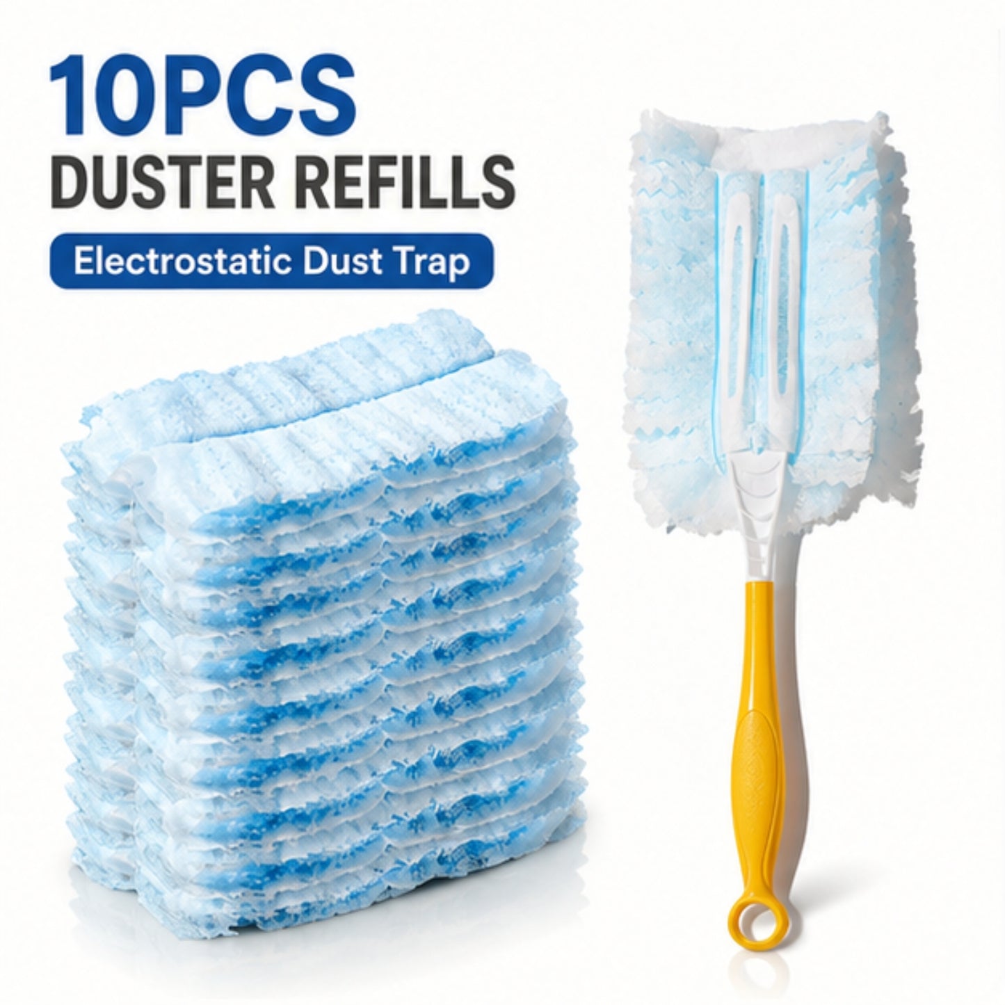 10-Pack Dust Collector Refills (Swiffer Compatible)