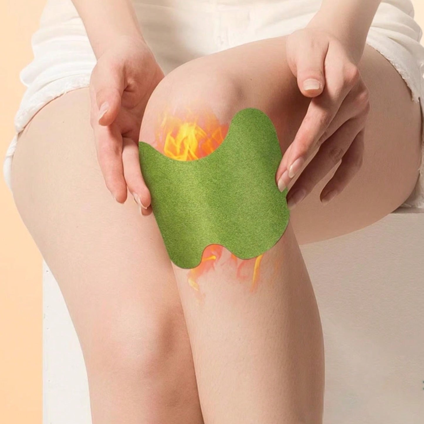 60pcs Knee Patch With Mugwort Plant Extract Daily Care Relief Patchs