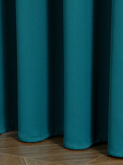 Blackout Curtain Panel For Living Room Top Ring Noise Reducing Thermal Insulated Curtain