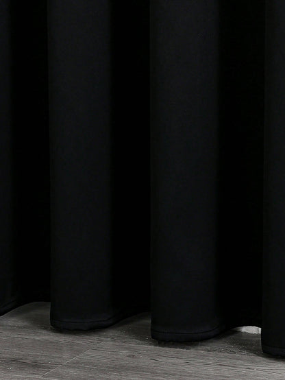 Blackout Curtain Panel For Living Room Top Ring Noise Reducing Thermal Insulated Curtain