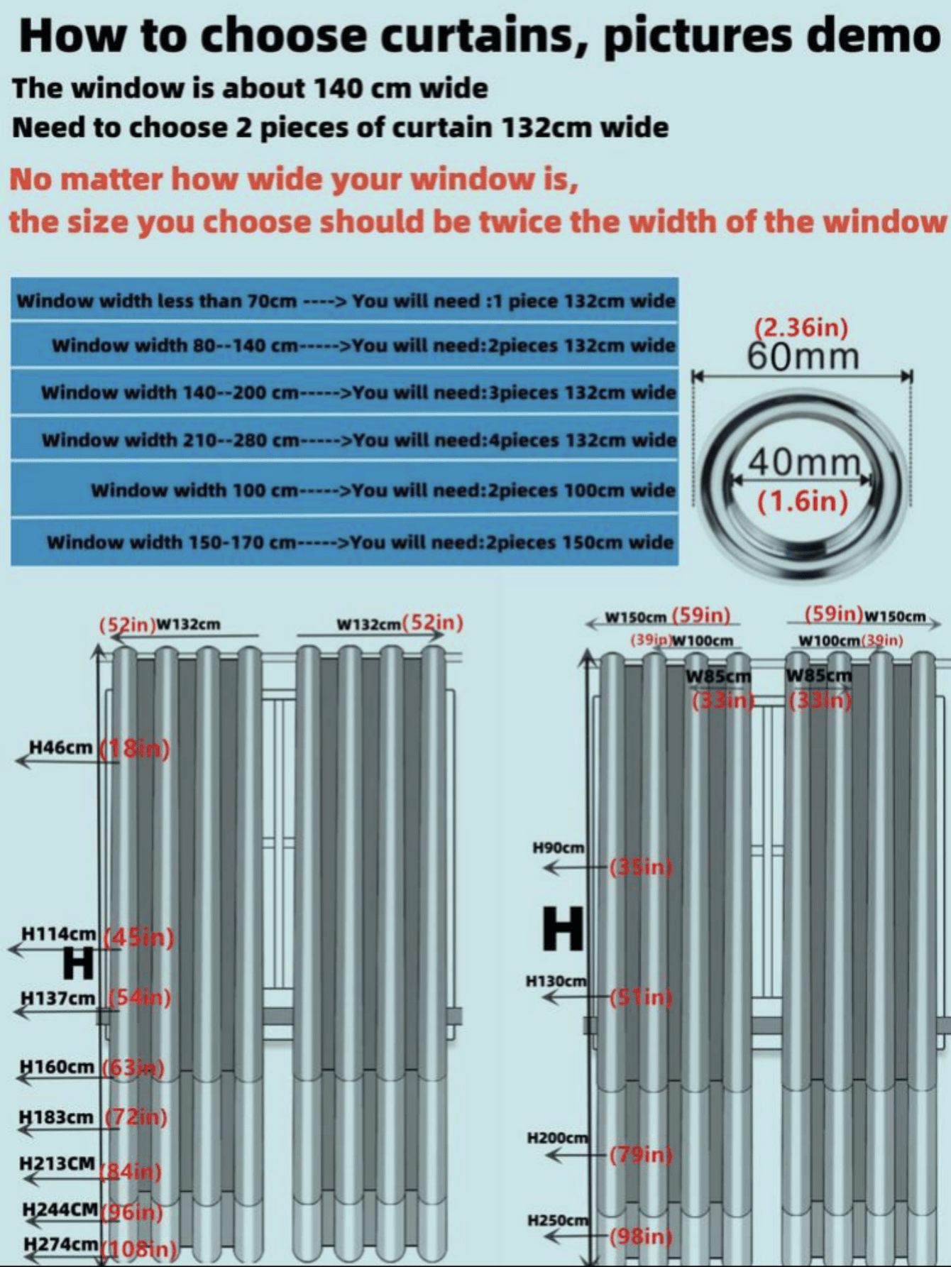Blackout Curtain Panel For Living Room Top Ring Noise Reducing Thermal Insulated Curtain