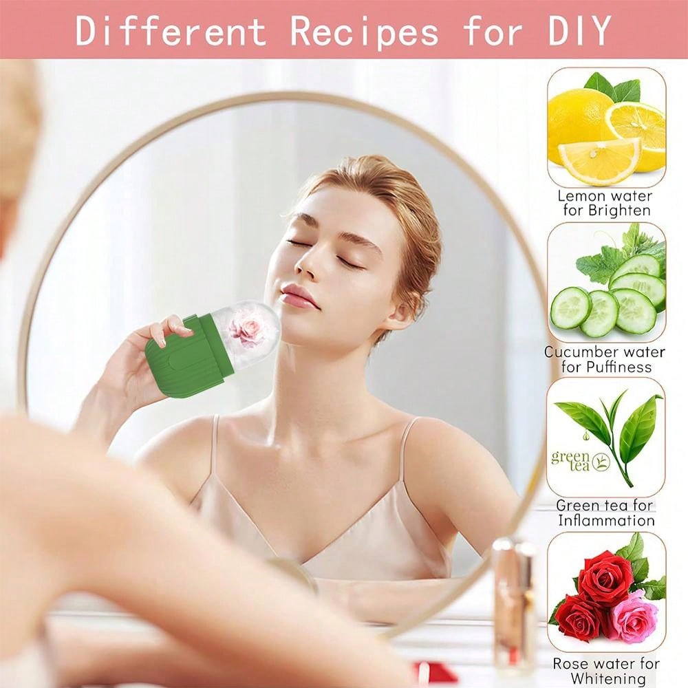 Ice Roller For Face & Eye Puffiness Relief Massager For Skin Care