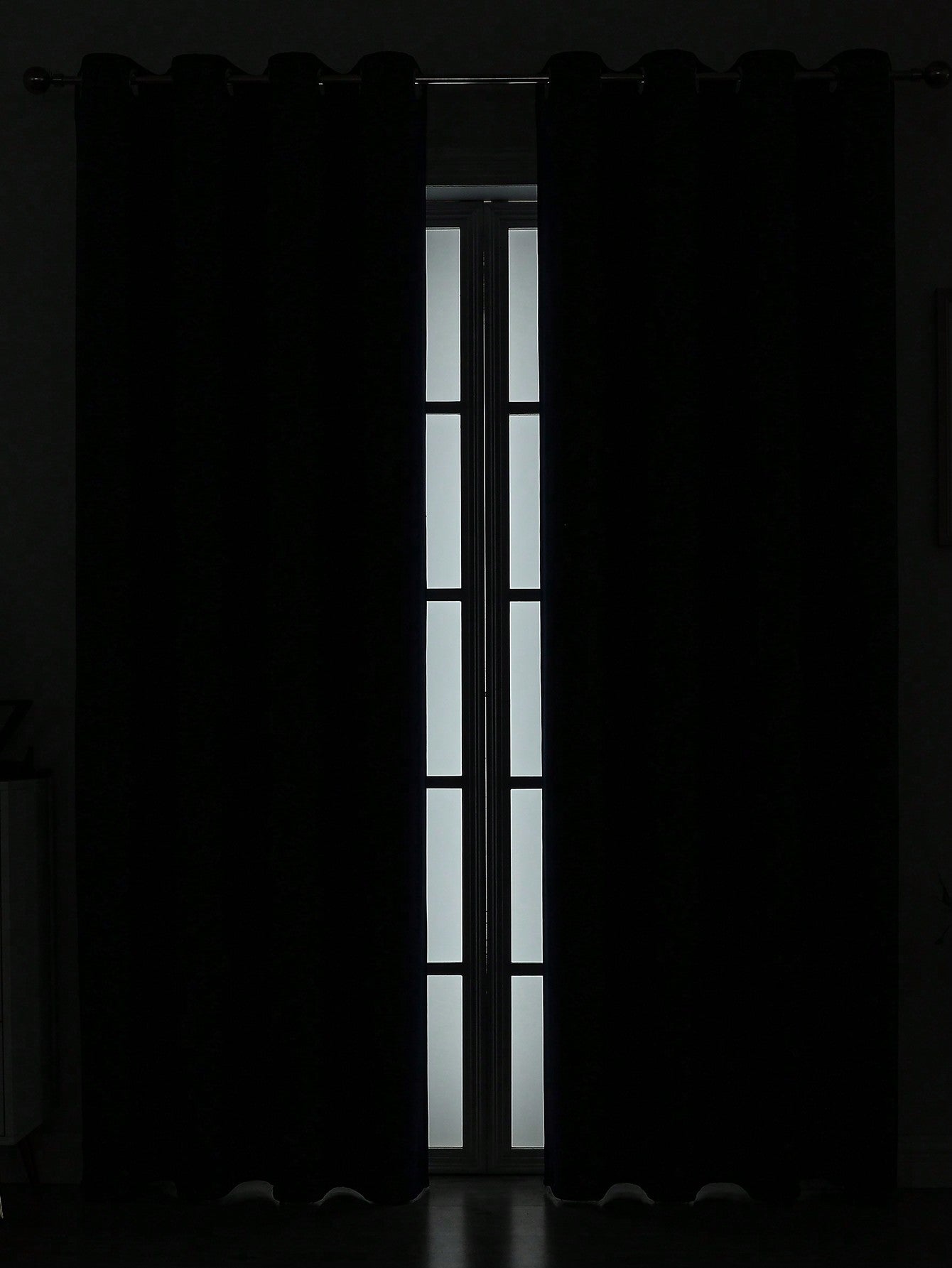 Blackout Curtain Panel For Living Room Top Ring Noise Reducing Thermal Insulated Curtain