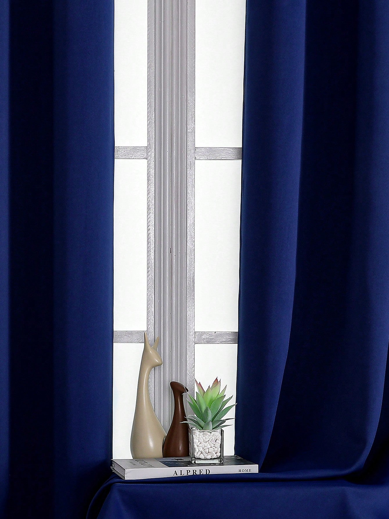 Blackout Curtain Panel For Living Room Top Ring Noise Reducing Thermal Insulated Curtain