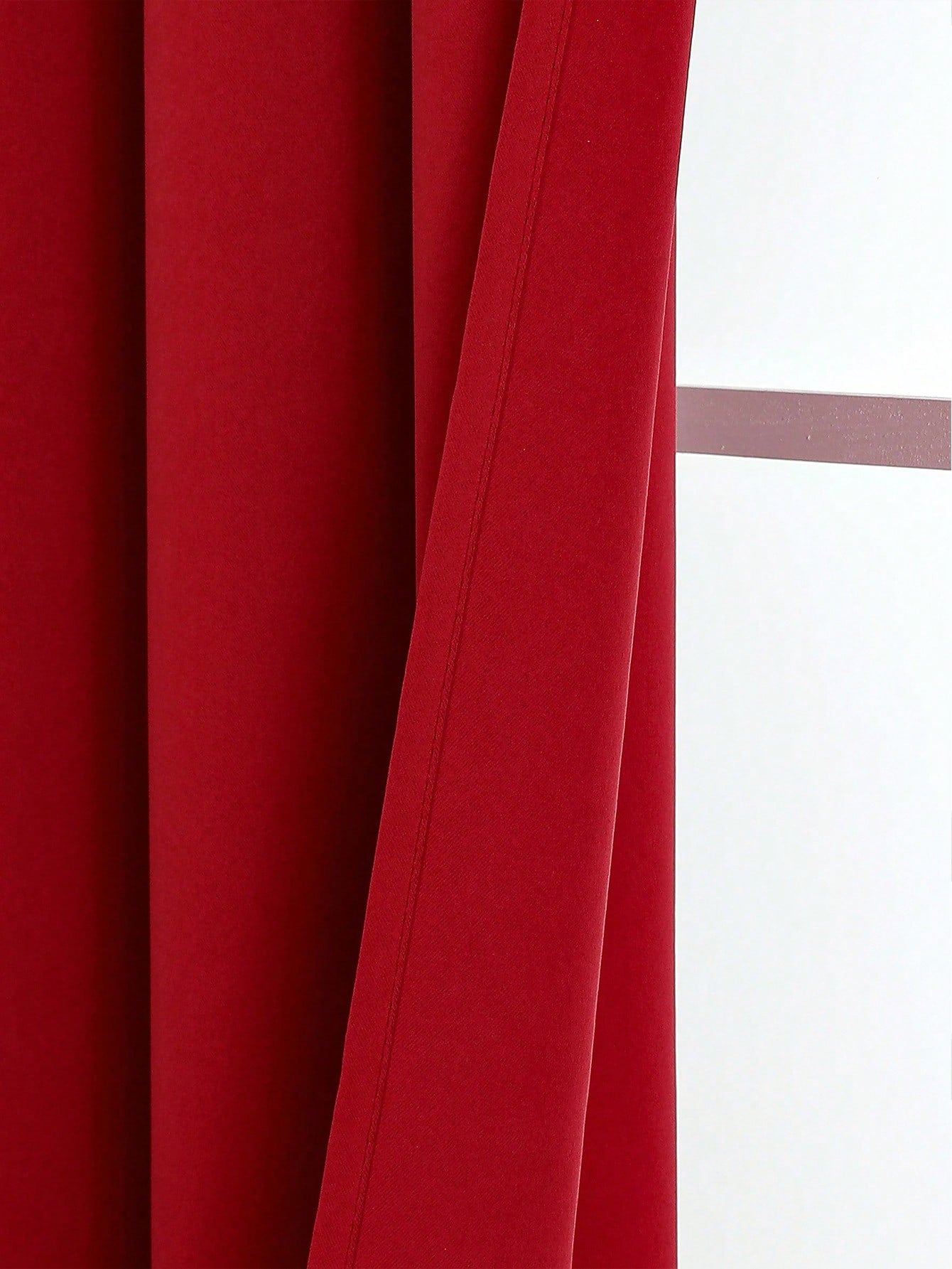 Blackout Curtain Panel For Living Room Top Ring Noise Reducing Thermal Insulated Curtain