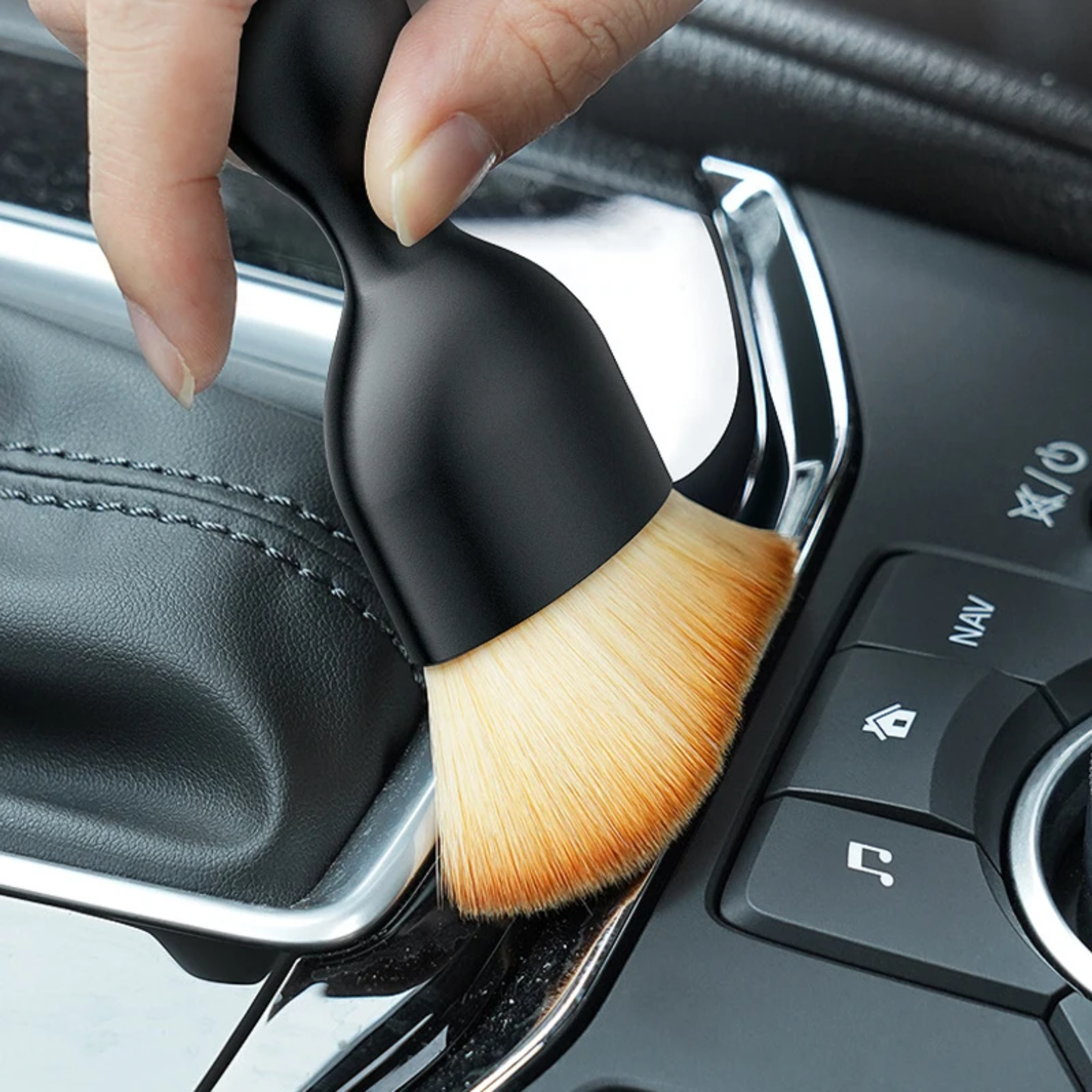2PCS Car Air Vent Cleaning Soft Brush