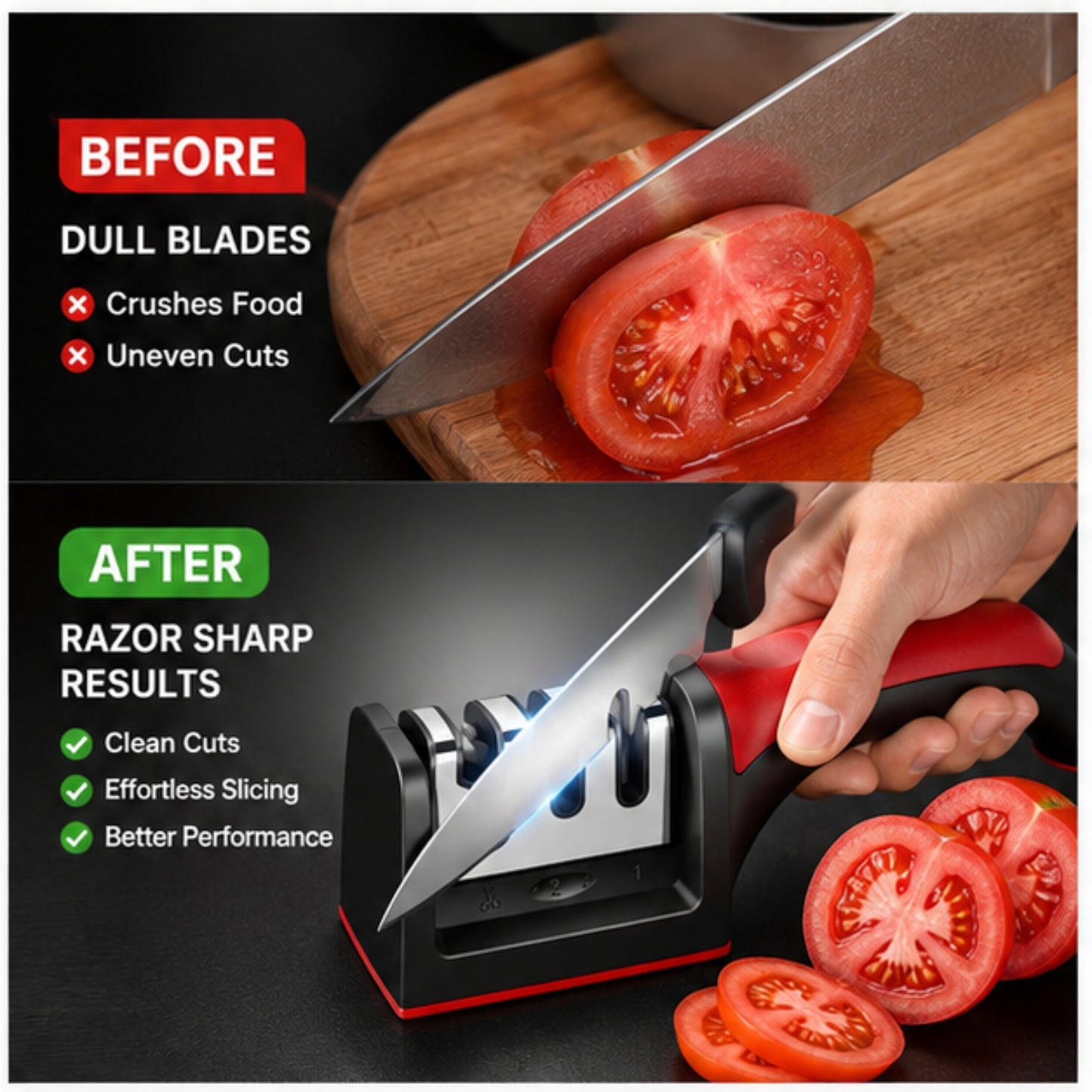 4-Stage Precision Knife Sharpener