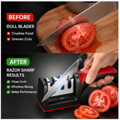 4-Stage Precision Knife Sharpener