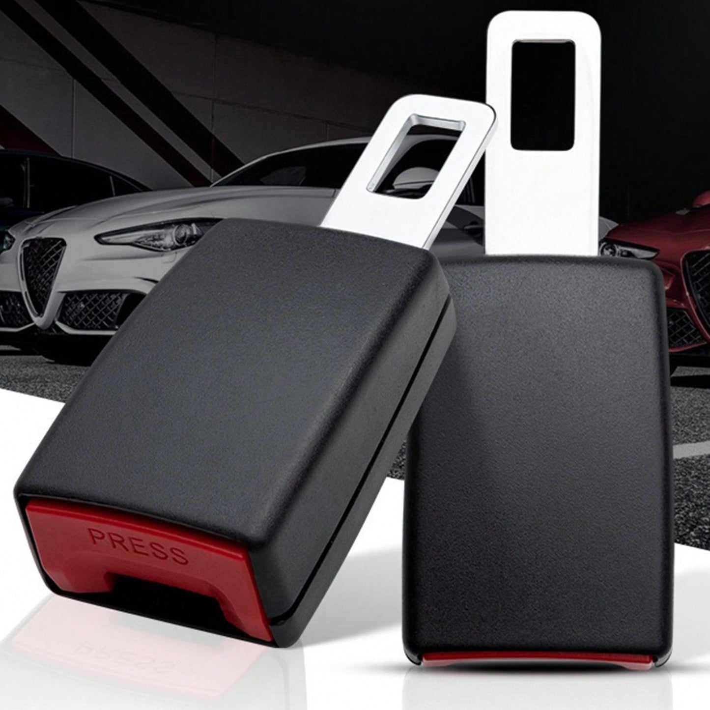 2pcs Car Seat Belt Buckle Head Extender