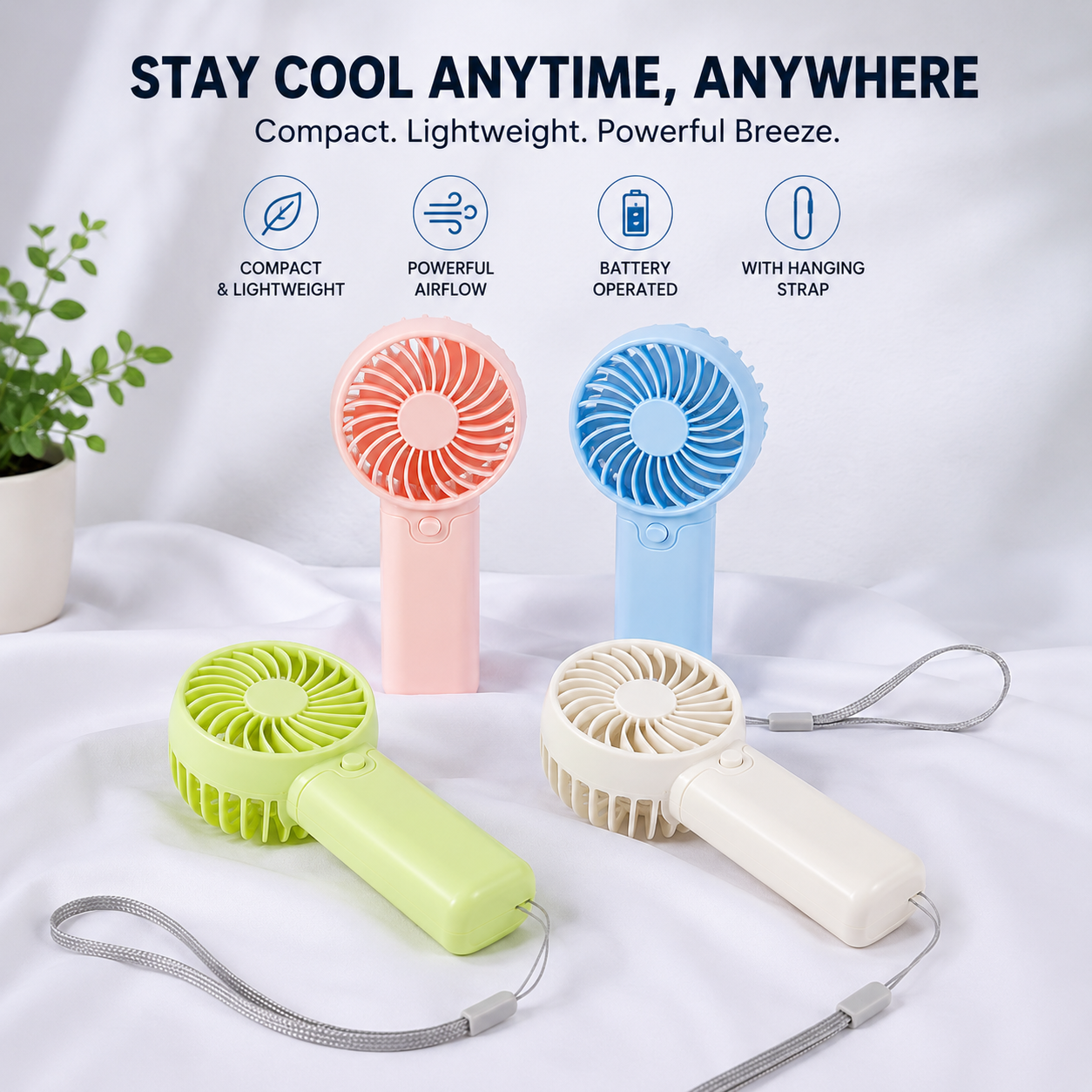 Mini Handheld Portable Fan