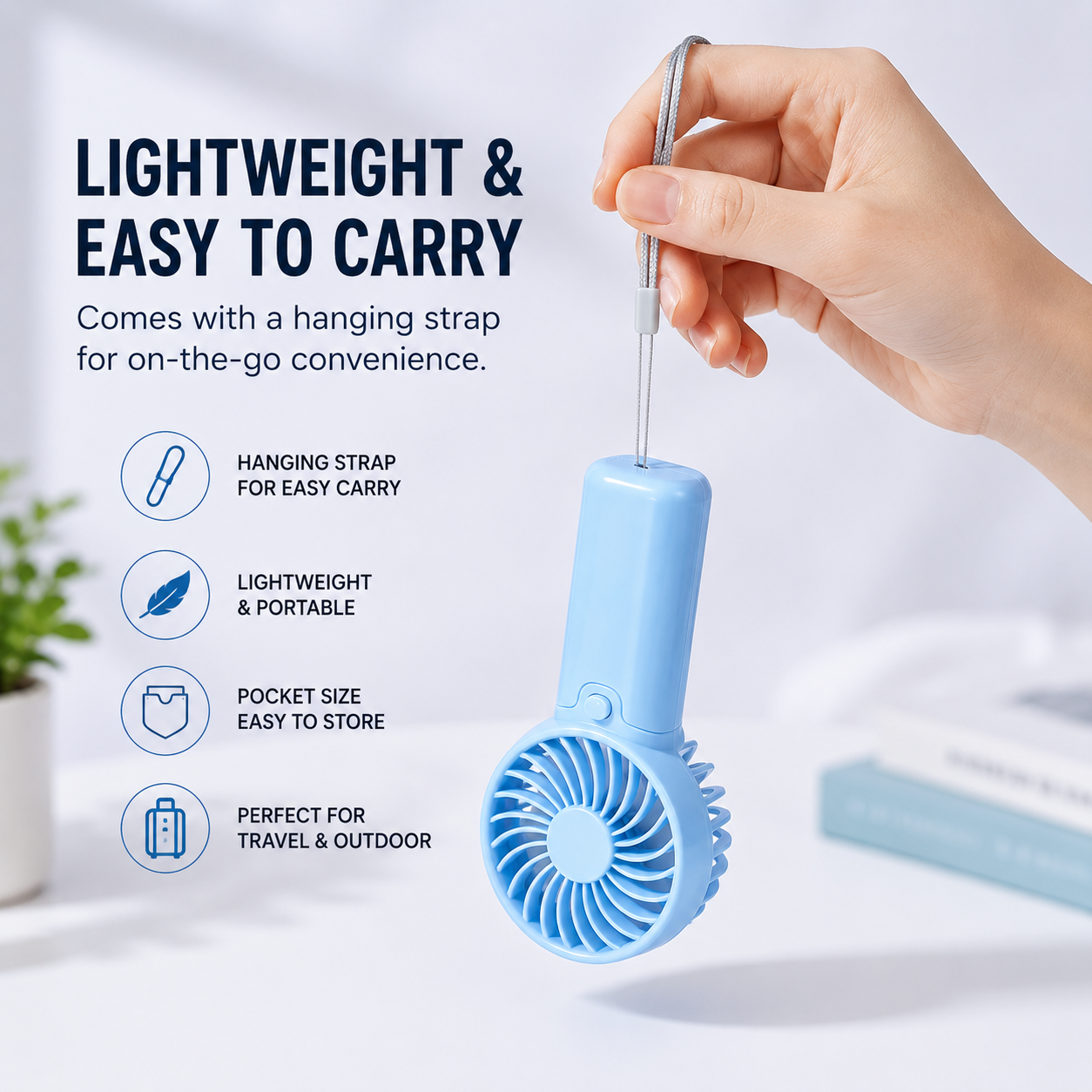 Mini Handheld Portable Fan