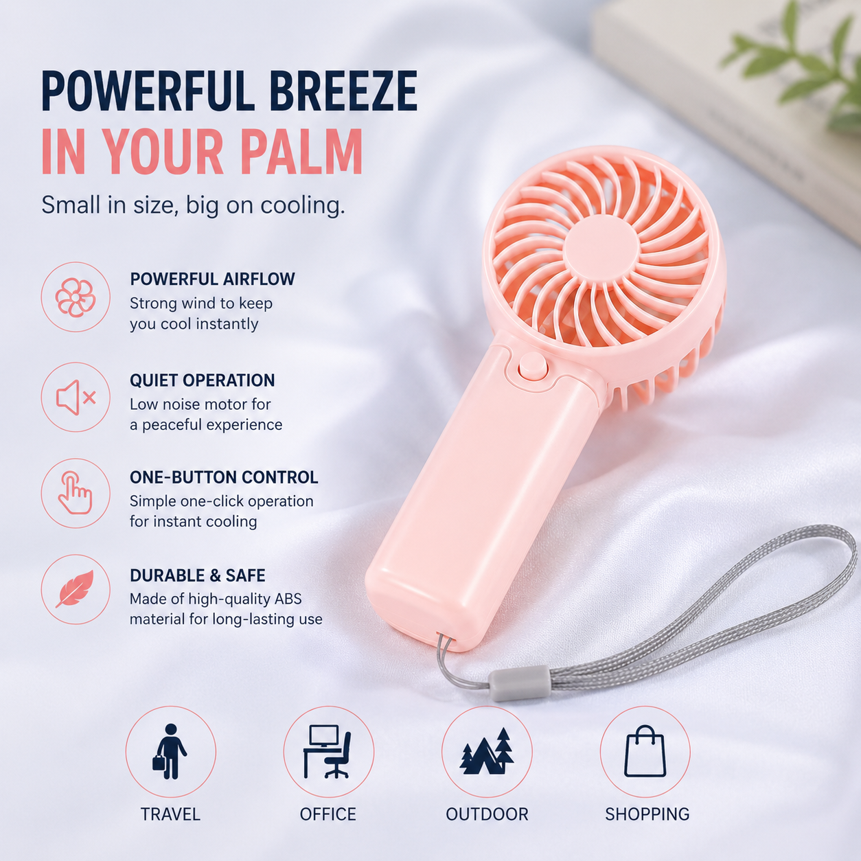 Mini Handheld Portable Fan