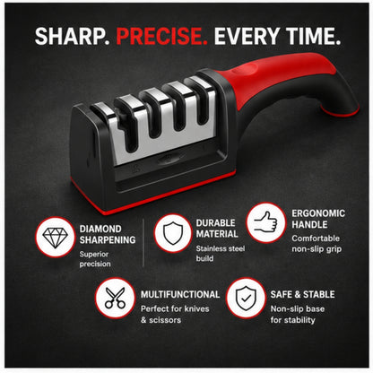 4-Stage Precision Knife Sharpener
