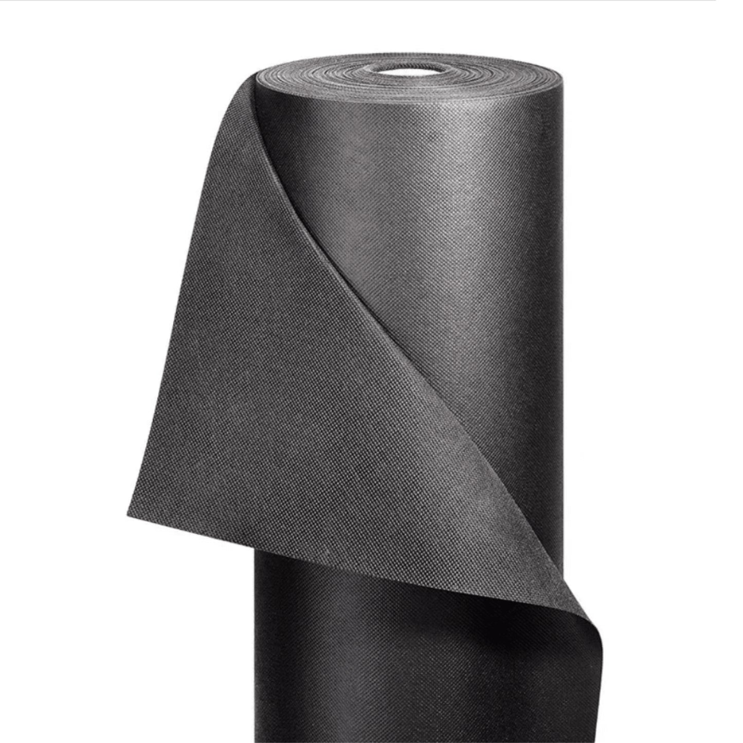 Heavy-Duty Black Landscape Fabric Barrier Soil Separator For Gardens & Yards