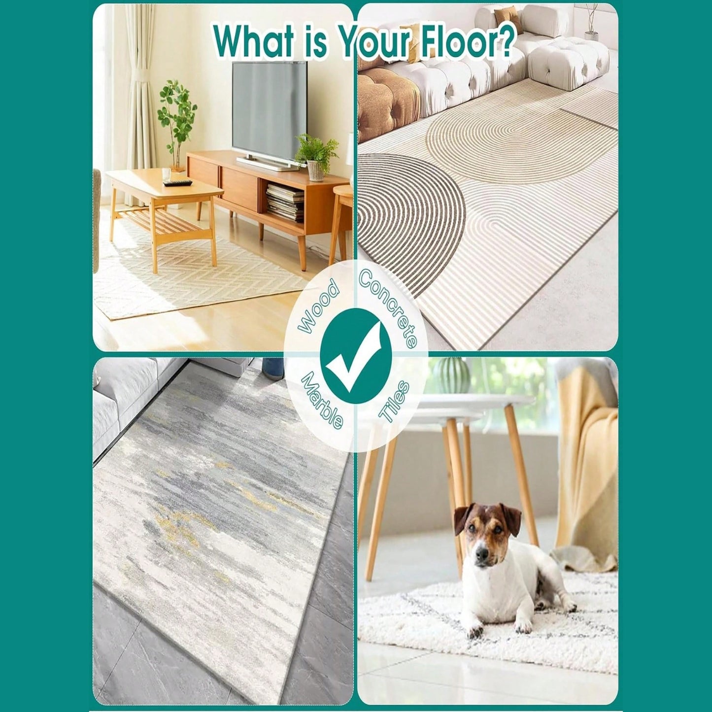 Non Slip Rug Grippers For Hardwood Floors