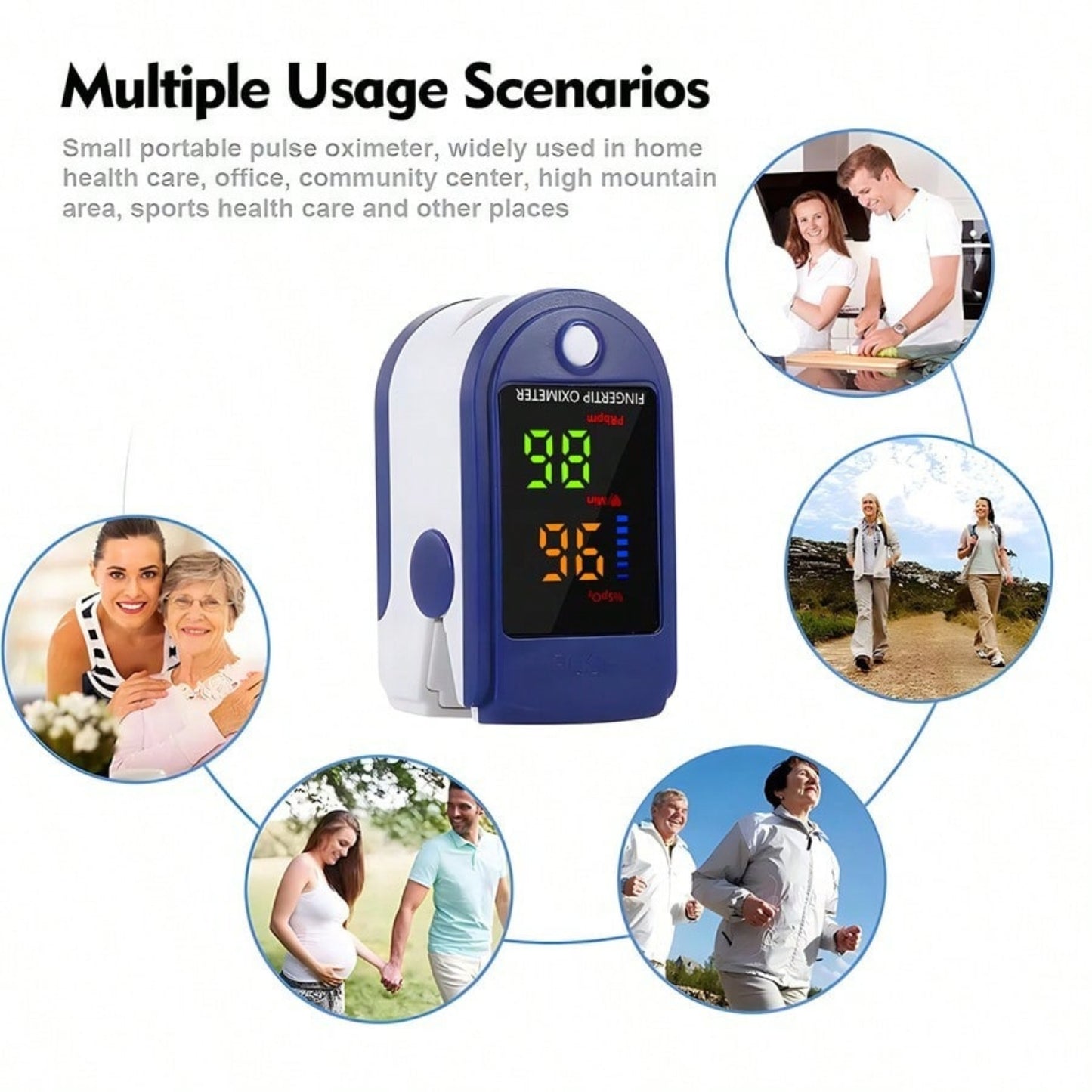 Portable Finger Pulse Oximeter