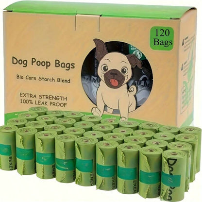 120pcs Pet Poop Disposal Waste Bags
