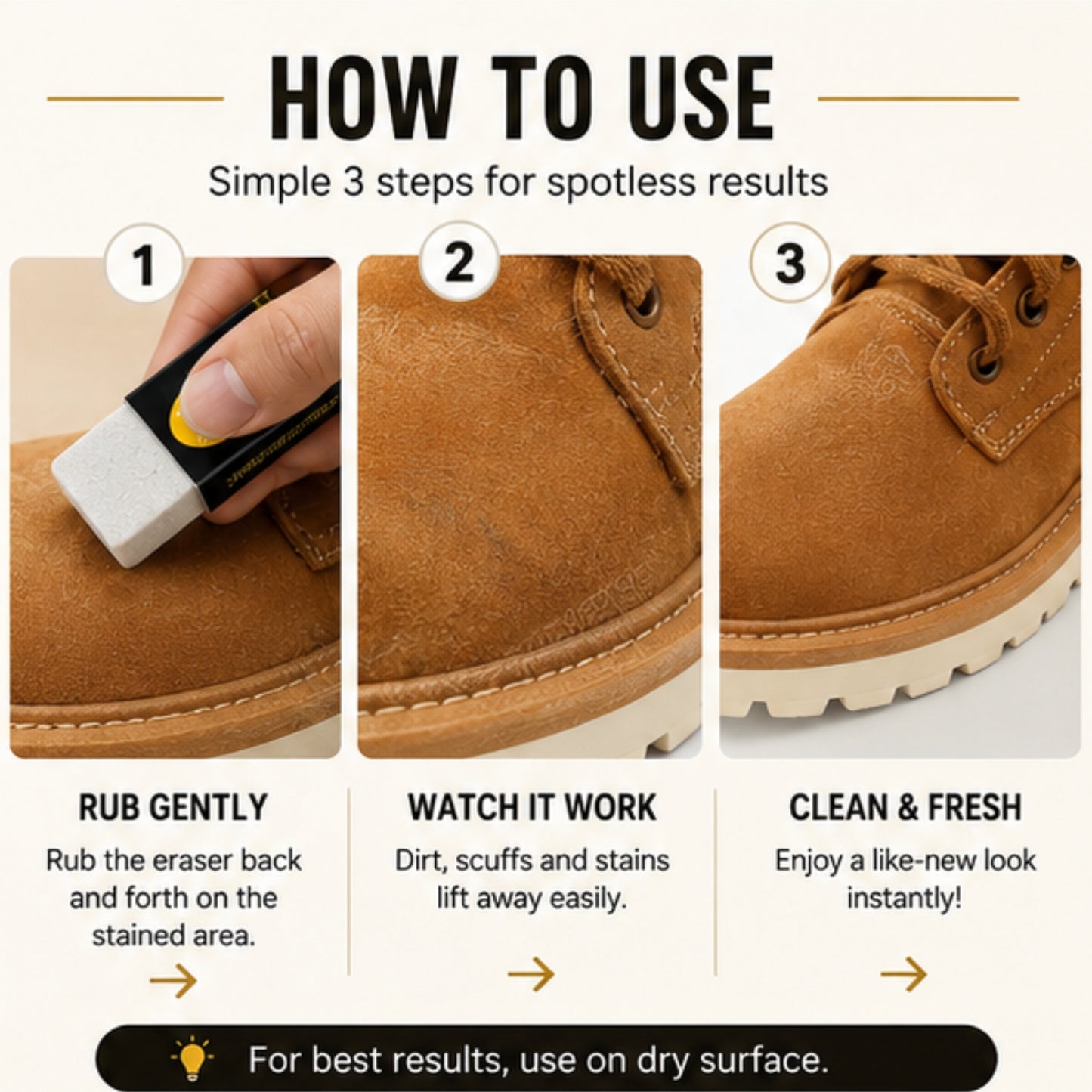 SuedeGuard Shoe Cleaning Eraser