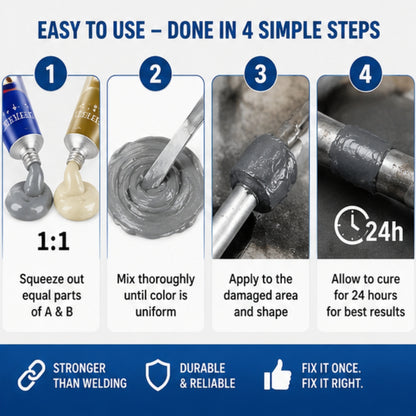 High Strength Metal Repair Adhesive Sealant Glue
