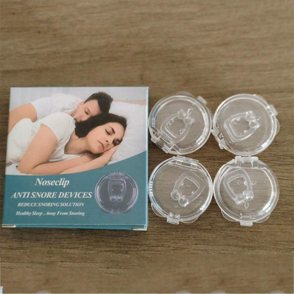 4PCS Magnetic Anti‑Snoring Nose Clip