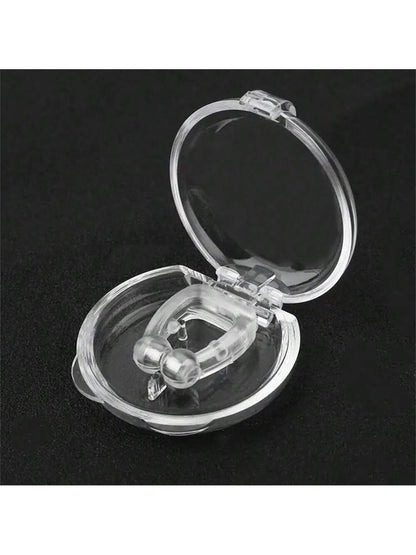 4pcs Silicone Magnetic Anti Snoring Nose Clip