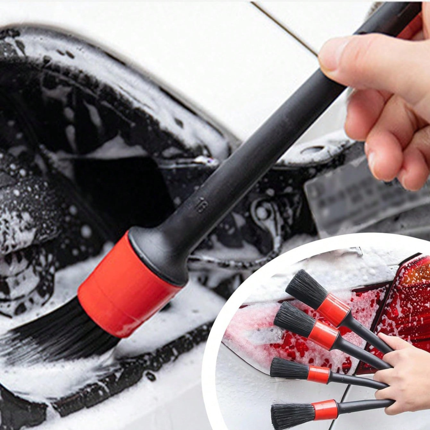 5PCS Car Detailing Brush Set
