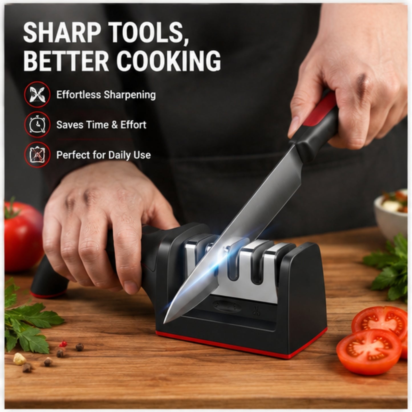 4-Stage Precision Knife Sharpener