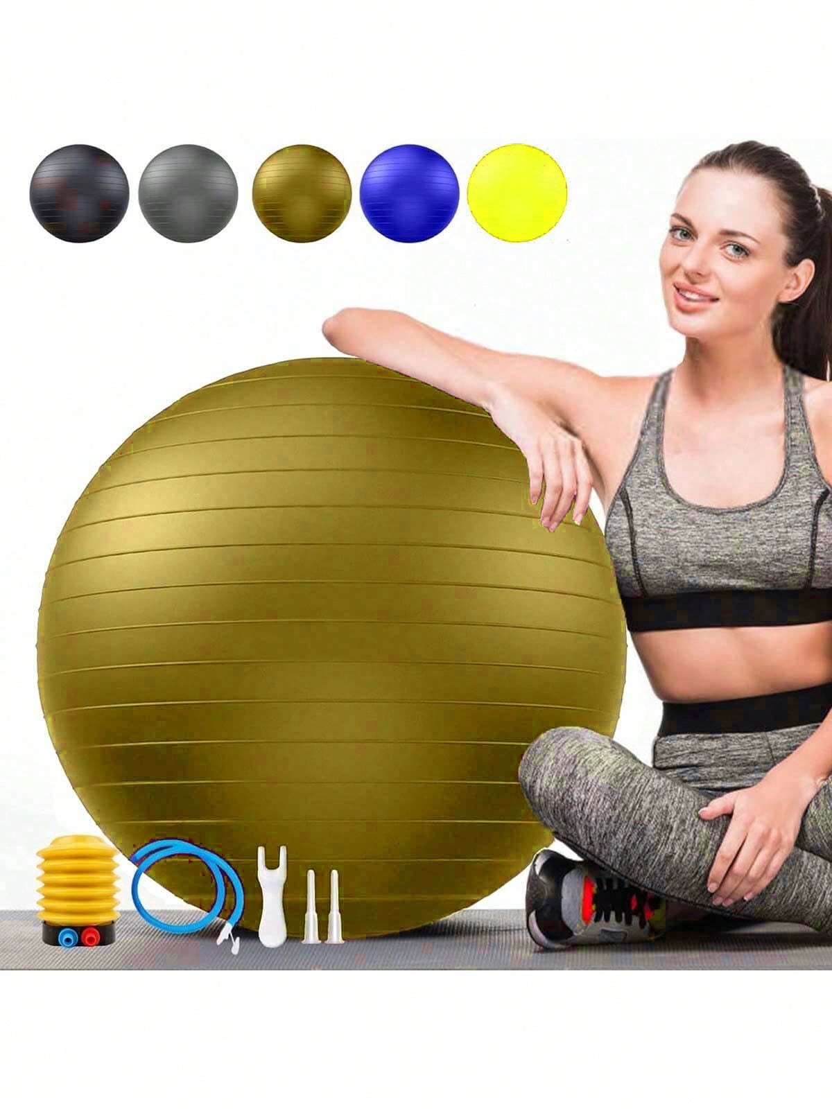 Anti-Burst Yoga  Fitness Balls For Pregnancy, Physical Therapy, Balance, Stability Home Gym