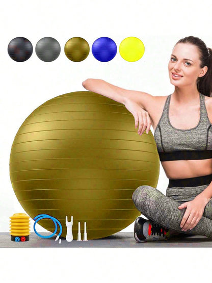 Anti-Burst Yoga  Fitness Balls For Pregnancy, Physical Therapy, Balance, Stability Home Gym