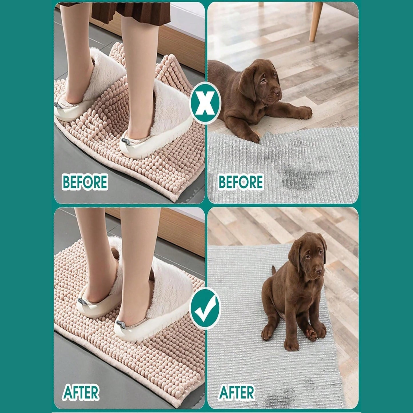 Non Slip Rug Grippers For Hardwood Floors