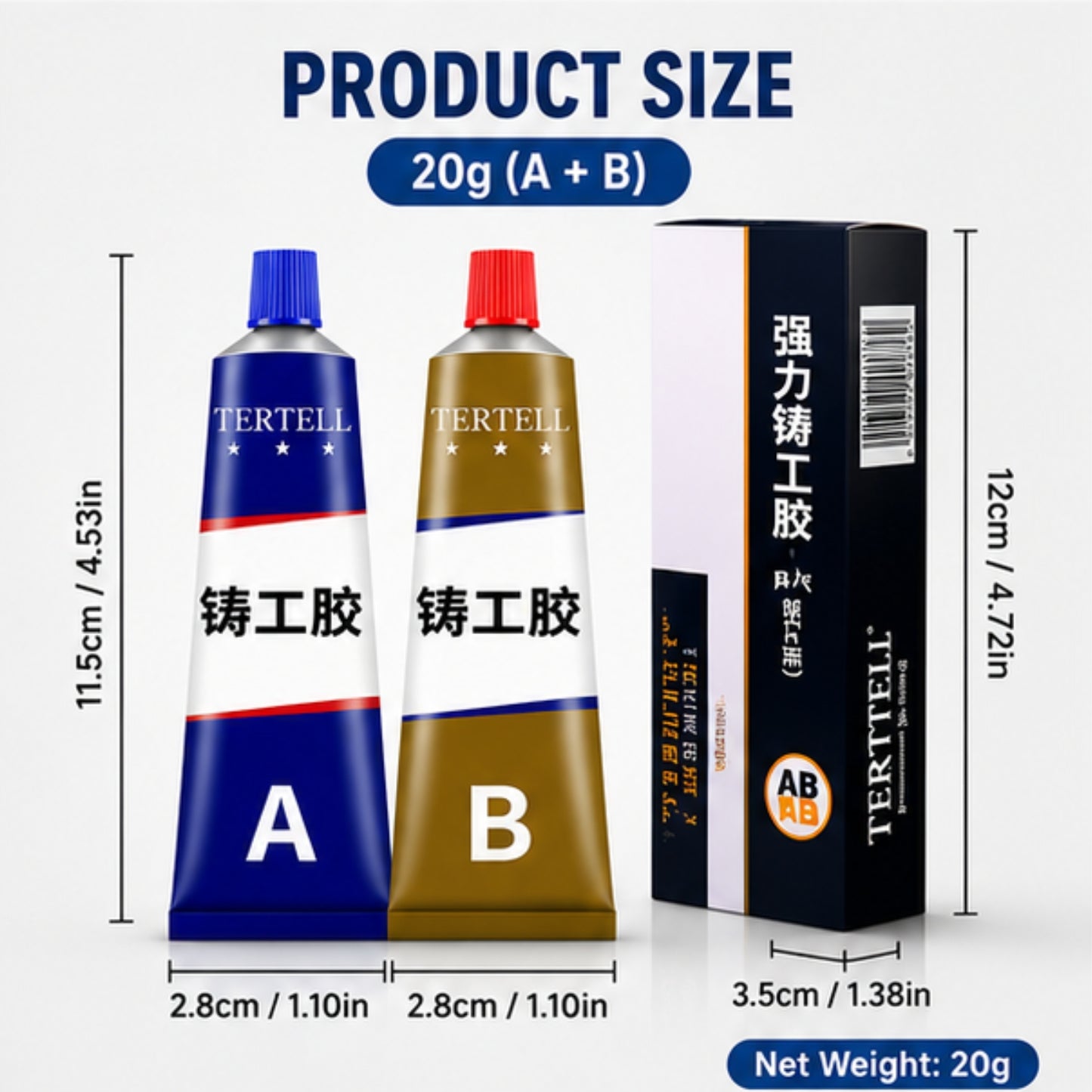 High Strength Metal Repair Adhesive Sealant Glue