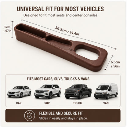 Premium Car Seat Gap Filler Organizer Set (2PCS)