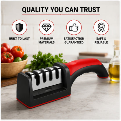 4-Stage Precision Knife Sharpener