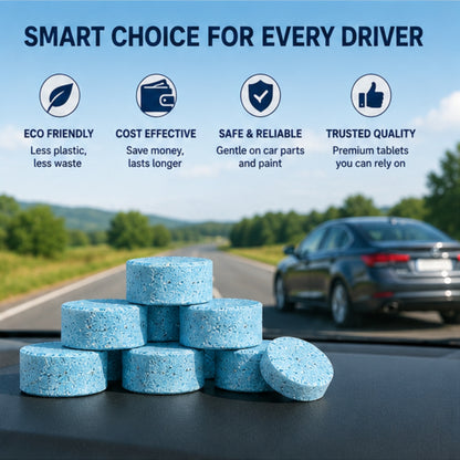 100PCS CrystalClear Windshield Washer Tablets