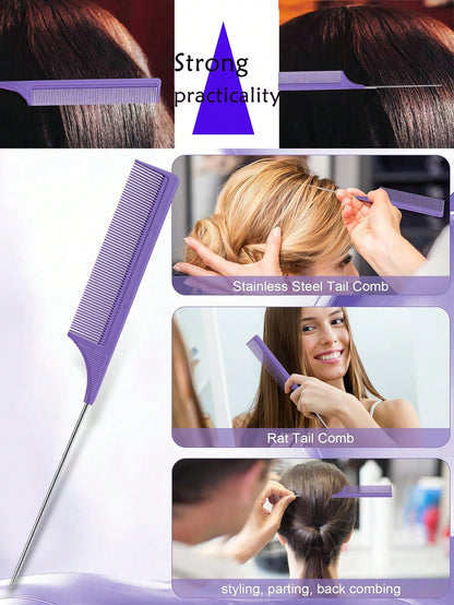 4 Pcs Hair Wax Stick Styling Comb Kit