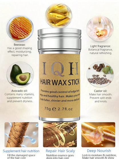 4 Pcs Hair Wax Stick Styling Comb Kit