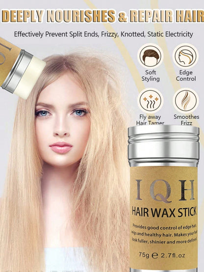 4 Pcs Hair Wax Stick Styling Comb Kit