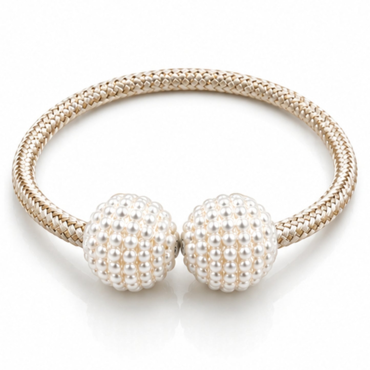 Pearl Magnetic Curtain Tiebacks (Set of 2)