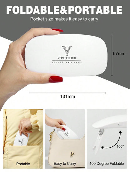 Mini UV LED Nail Lamp For Curing All Nail Gel