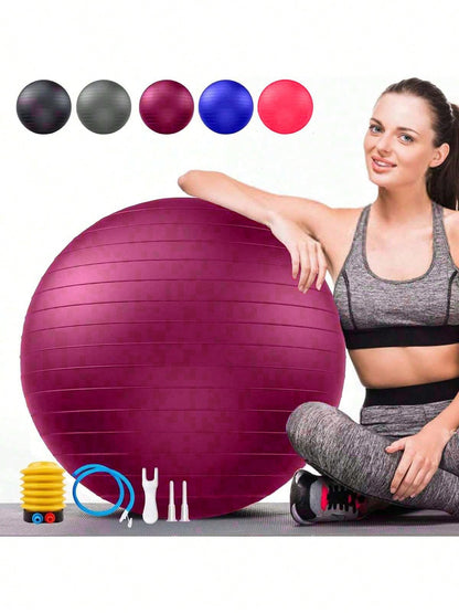 Anti-Burst Yoga  Fitness Balls For Pregnancy, Physical Therapy, Balance, Stability Home Gym